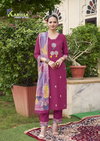 Sania By Karissa Cotton Thread Work Online Kurti With Bottom Dupatta Wholesale